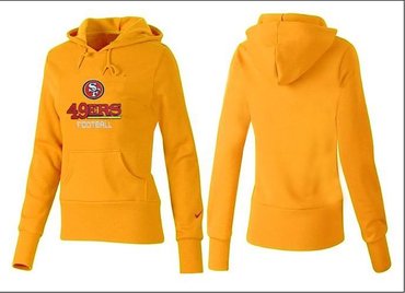 Women San Francisco 49ers Logo Pullover Hoodie--29 Women San Francisco 49ers Logo Pullover Hoodie--29