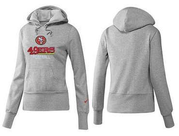 Women San Francisco 49ers Logo Pullover Hoodie--31 Women San Francisco 49ers Logo Pullover Hoodie--31
