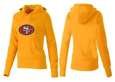 Women San Francisco 49ers Logo Pullover Hoodie--5 Women San Francisco 49ers Logo Pullover Hoodie--5