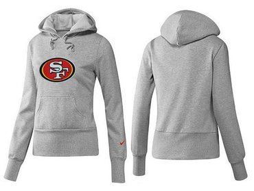 Women San Francisco 49ers Logo Pullover Hoodie--6 Women San Francisco 49ers Logo Pullover Hoodie--6