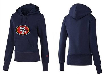 Women San Francisco 49ers Logo Pullover Hoodie--9 Women San Francisco 49ers Logo Pullover Hoodie--9