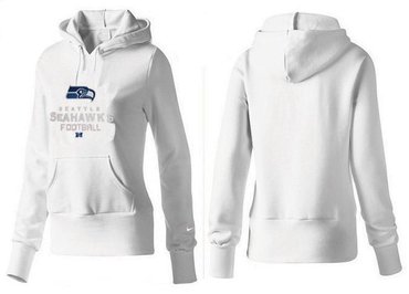 Women Seattle Seahawks Logo Pullover Hoodie-- (21)