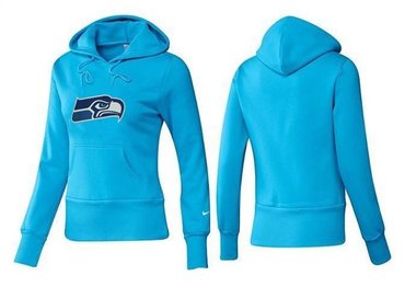 Women Seattle Seahawks Logo Pullover Hoodie-- (4) Women Seattle Seahawks Logo Pullover Hoodie-- (4)