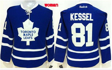 Women Toronto Maple Leafs #81 Phil Kessel Blue Home Stitched NHL Jersey