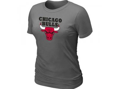 Womens NBA Chicago Bulls Big & Tall Primary Logo D.Grey T-Shirt