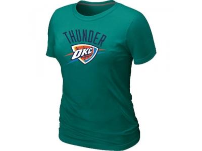 Womens NBA Oklahoma City Thunder Big & Tall Primary Logo L.Green T-Shirt Womens NBA Oklahoma City Thunder Big & Tall Primary Logo L.Green T-Shirt