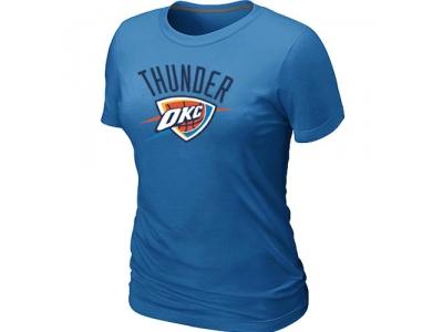 Womens NBA Oklahoma City Thunder Big & Tall Primary Logo L.blue T-Shirt Womens NBA Oklahoma City Thunder Big & Tall Primary Logo L.blue T-Shirt