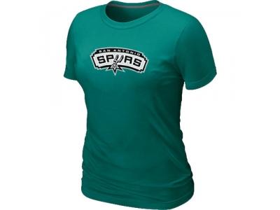 Womens NBA San Antonio Spurs Big & Tall Primary Logo L.Green T-Shirt
