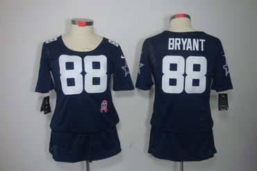 Womens NEW Chicago Bears 89 mike ditka breast Cancer Awareness Blue Jerseys