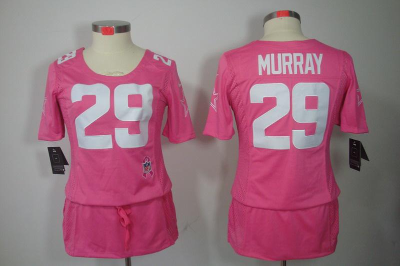 Womens NEW Dallas cowboys #29 DeMarco Murray Elite breast Cancer Awareness Pink Jerseys