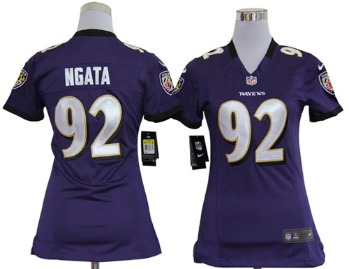 womens baltimore ravens 92 ngata game jerseys