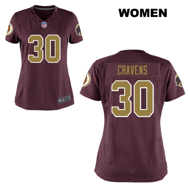 Womens Nike Washington Redskins #30 Sua Cravens Red Throwback Football Jersey