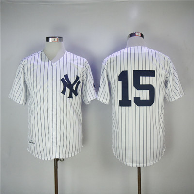 Yankees #15 Thurman Munson White Cream Cooperstown Collection Jersey Stitched MLB Jersey 