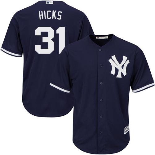 Yankees #31 Aaron Hicks Navy blue Cool Base Stitched Youth MLB Jersey Yankees #31 Aaron Hicks Navy blue Cool Base Stitched Youth MLB Jersey