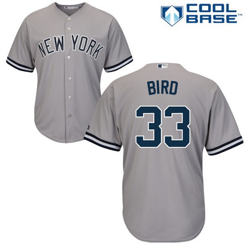 Yankees #33 Greg Bird Grey Cool Base Stitched Youth MLB Jersey Yankees #33 Greg Bird Grey Cool Base Stitched Youth MLB Jersey