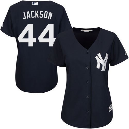 Yankees #44 Reggie Jackson Navy Blue Alternate Women's Stitched MLB Jersey Yankees #44 Reggie Jackson Navy Blue Alternate Women's Stitched MLB Jersey