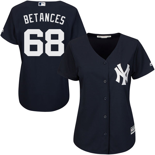 Yankees #68 Dellin Betances Navy Blue Alternate Women's Stitched MLB Jersey Yankees #68 Dellin Betances Navy Blue Alternate Women's Stitched MLB Jersey