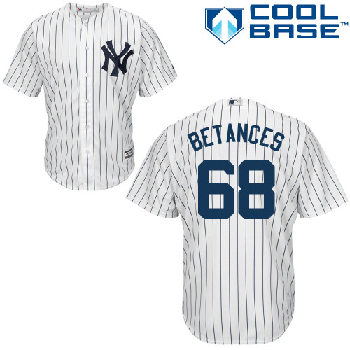 Yankees #68 Dellin Betances White Cool Base Stitched Youth MLB Jersey Yankees #68 Dellin Betances White Cool Base Stitched Youth MLB Jersey