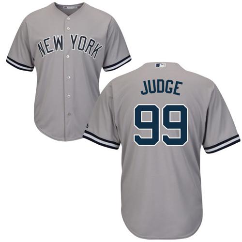 Yankees #99 Aaron Judge Grey Cool Base Stitched Youth MLB Jersey Yankees #99 Aaron Judge Grey Cool Base Stitched Youth MLB Jersey