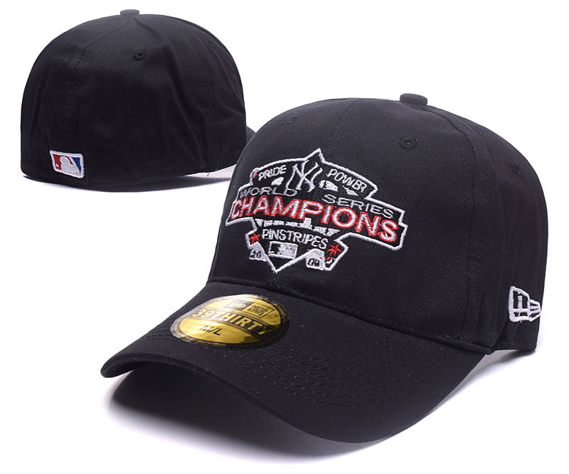 Yankees 2009 World Series Champions Black Adjustable Hat DF