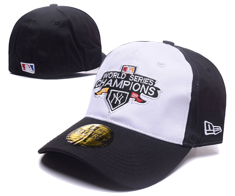 Yankees 2009 World Series Champions White Fitted Hat DF
