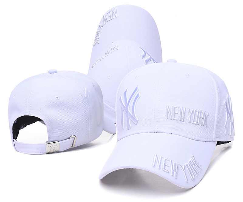 Yankees Adjustable Hat White -SG