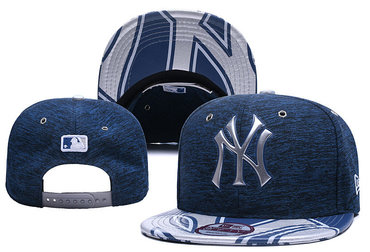 Yankees Team Logo Navy Adjustable Hat YD