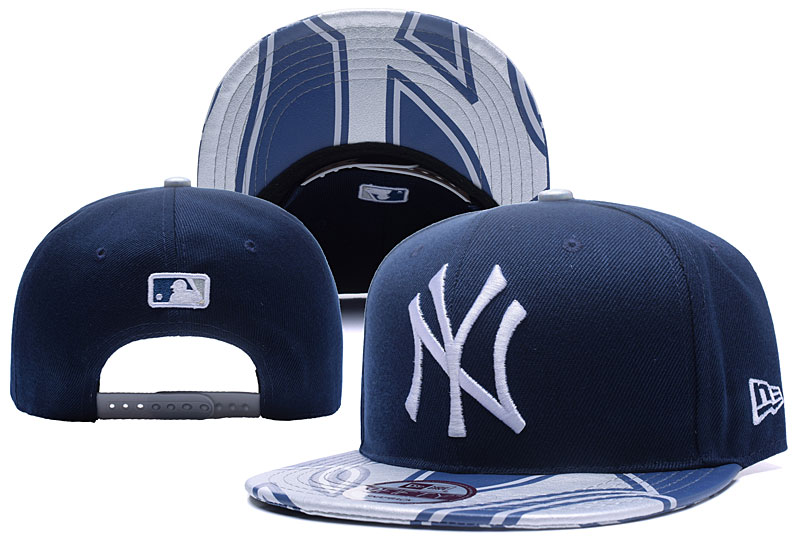 Yankees Team Logo Navy Adjustable Hat YD