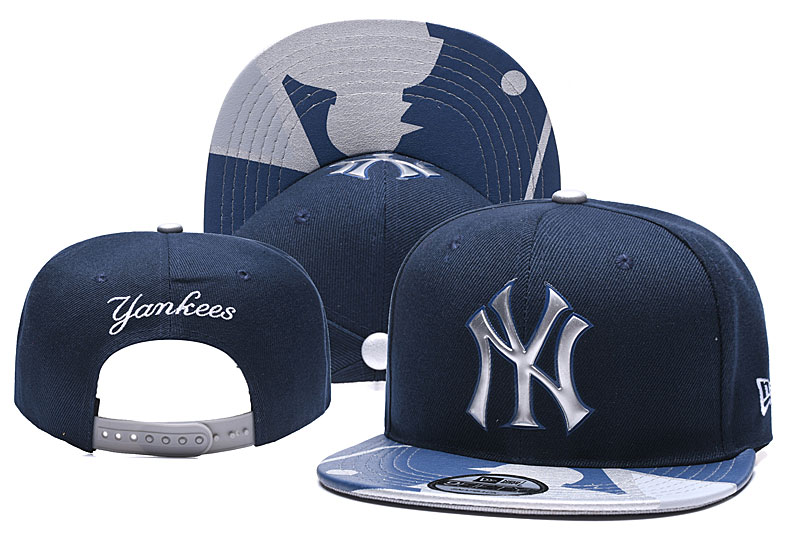 Yankees Team Logo Navy Adjustable Hat YD