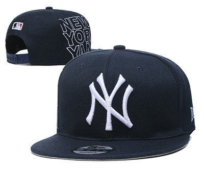Yankees Team Logo Navy Adjustable Hat YD
