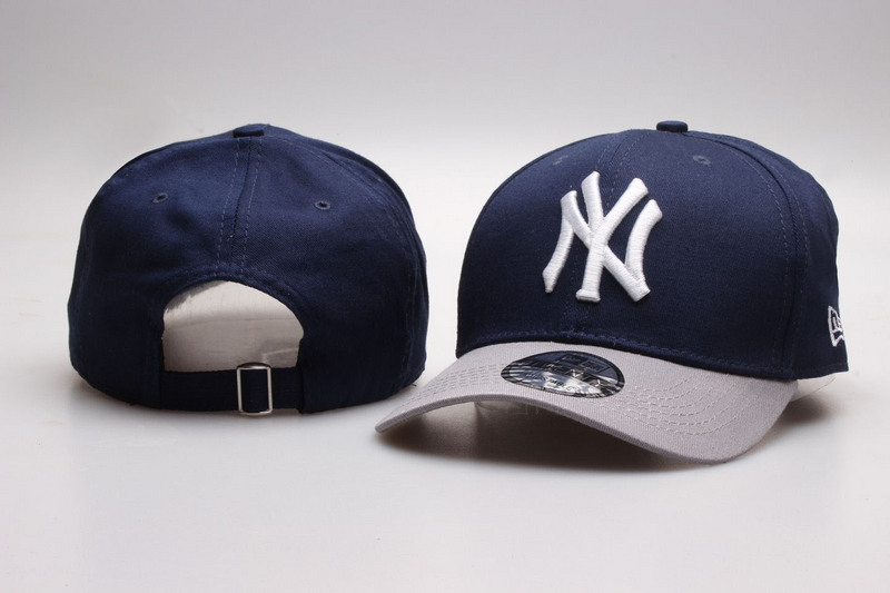 Yankees Team Logo Navy Adjustable Hat YP