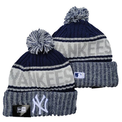 Yankees Team Logo Pom Knit Hat YD Yankees Team Logo Pom Knit Hat YD
