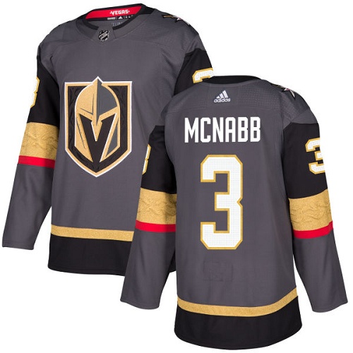 Youth's Adidas Vegas Golden Knights #3 Brayden McNabb Gray NHL Jersey Youth's Adidas Vegas Golden Knights #3 Brayden McNabb Gray NHL Jersey