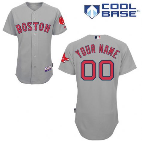Youth's Boston Red Sox Gray Customized Jersey Youth's Boston Red Sox Gray Customized Jersey