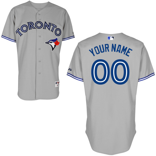 Youth's Toronto Blue Jays Majestic Gray Custom Cool Base Jersey Youth's Toronto Blue Jays Majestic Gray Custom Cool Base Jersey