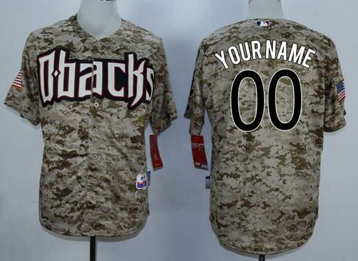Youth Arizona Diamondbacks Customized Camo MLB Cool Base Jersey Youth Arizona Diamondbacks Customized Camo MLB Cool Base Jersey
