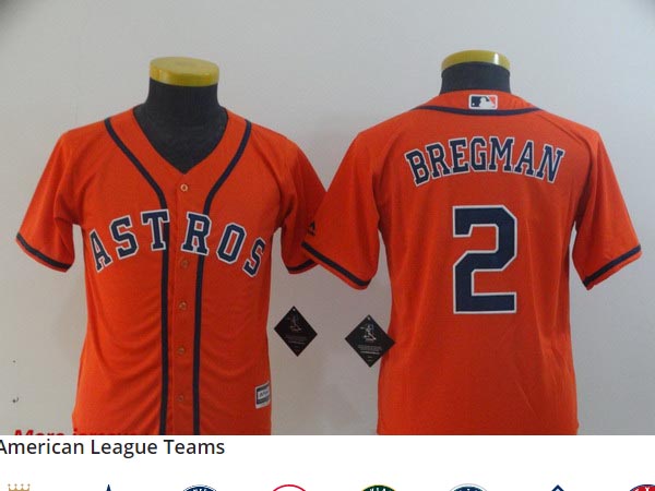 Youth Astros 2 Alex Bregman Orange Youth Cool Base Jersey Youth Astros 2 Alex Bregman Orange Youth Cool Base Jersey