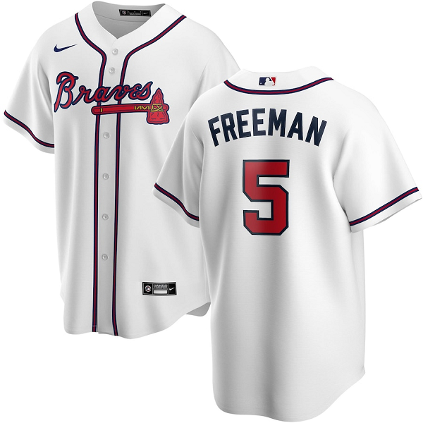 Youth Atlanta Braves #5 Freddie Freeman White Cool Base Stitched Jersey Youth Atlanta Braves #5 Freddie Freeman White Cool Base Stitched Jersey