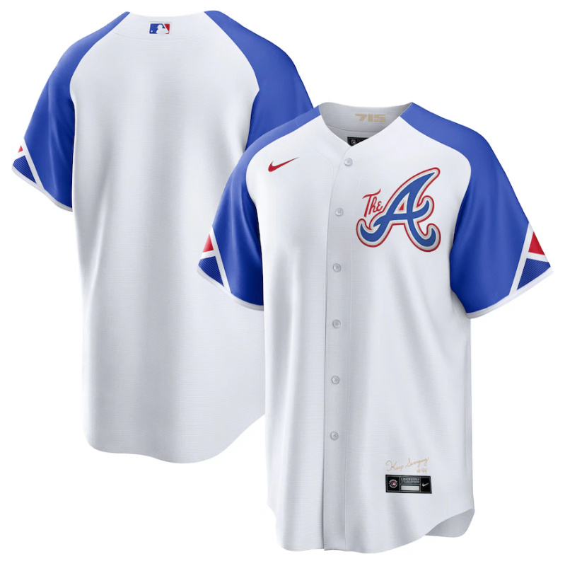 Youth Atlanta Braves Blank White 2023 City Connect Stitched Baseball Jersey Youth Atlanta Braves Blank White 2023 City Connect Stitched Baseball Jersey