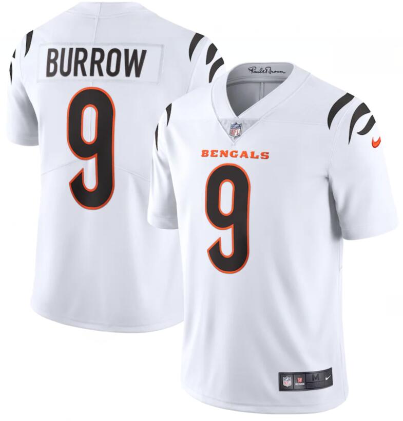 Youth Bengals 9 Joe Burrow White Vapor Limited Jersey Youth Bengals 9 Joe Burrow White Vapor Limited Jersey