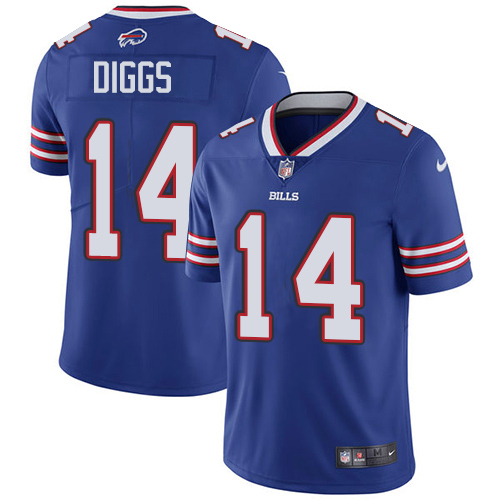 Youth Bills #14 Stefon Diggs Royal Blue Team Color Men's Stitched NFL Vapor Untouchable Limited Jersey Youth Bills #14 Stefon Diggs Royal Blue Team Color Men's Stitched NFL Vapor Untouchable Limited Jersey