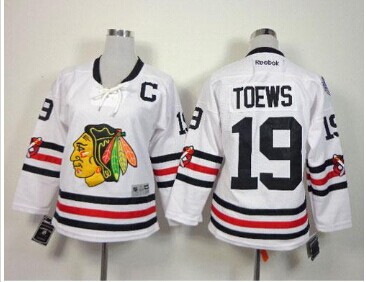 Youth Blackhawks #19 Jonathan Toews White 2015 Winter Classic NHL Jersey Youth Blackhawks #19 Jonathan Toews White 2015 Winter Classic NHL Jersey