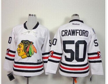 Youth Blackhawks #50 Corey Crawford White 2015 Winter Classic NHL Jersey Youth Blackhawks #50 Corey Crawford White 2015 Winter Classic NHL Jersey
