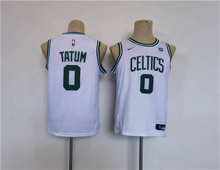 Youth Boston Celtics #0 Jayson Tatum White Stitched Jersey Youth Boston Celtics #0 Jayson Tatum White Stitched Jersey