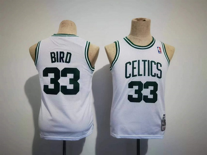 Youth Boston Celtics #33 Larry Bird White Stitched Jersey Youth Boston Celtics #33 Larry Bird White Stitched Jersey