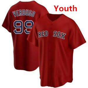 Youth Boston Red Sox 99 Verdugo Red 2021 Nike MLB Jersey Youth Boston Red Sox 99 Verdugo Red 2021 Nike MLB Jersey
