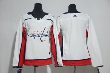 Youth Capitals Blank White Youth Adidas Jersey Youth Capitals Blank White Youth Adidas Jersey