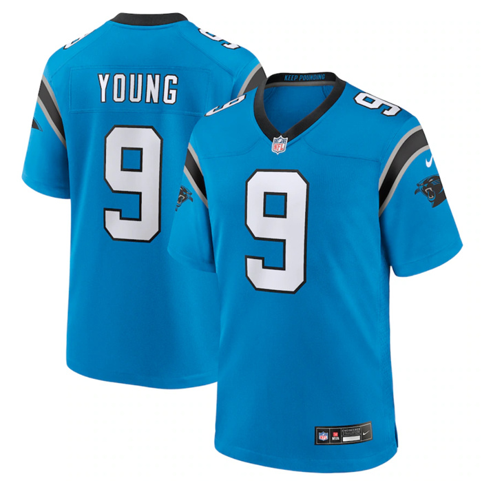Youth Carolina Panthers #9 Bryce Young Blue 2023 Draft Stitched Game Jersey Youth Carolina Panthers #9 Bryce Young Blue 2023 Draft Stitched Game Jersey