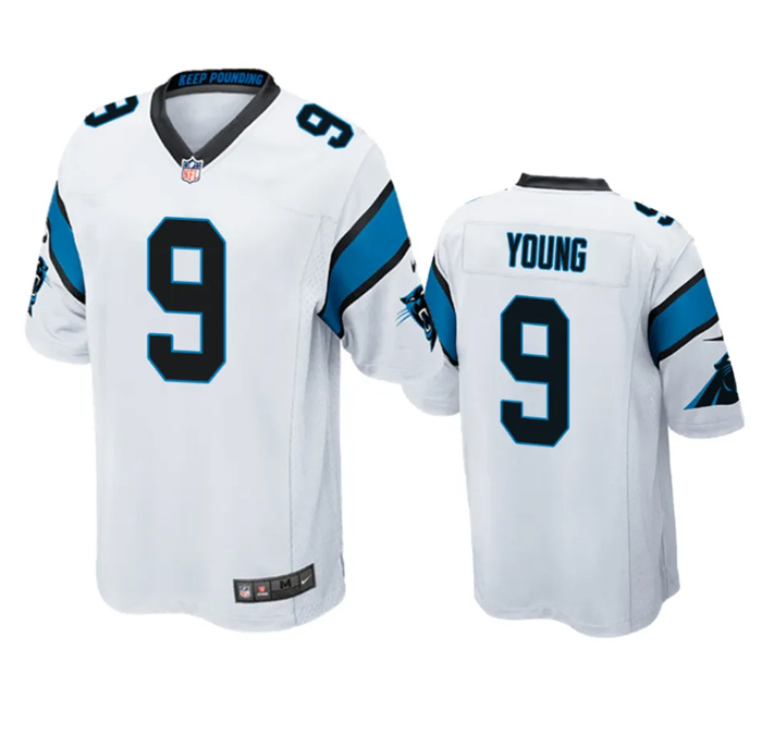 Youth Carolina Panthers #9 Bryce Young White 2023 Draft Stitched Game Jersey Youth Carolina Panthers #9 Bryce Young White 2023 Draft Stitched Game Jersey