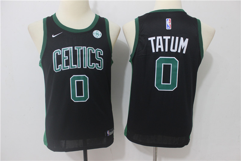 Youth Celtics 0 Jayson Tatum Black Youth Nike Swingman Jersey Youth Celtics 0 Jayson Tatum Black Youth Nike Swingman Jersey
